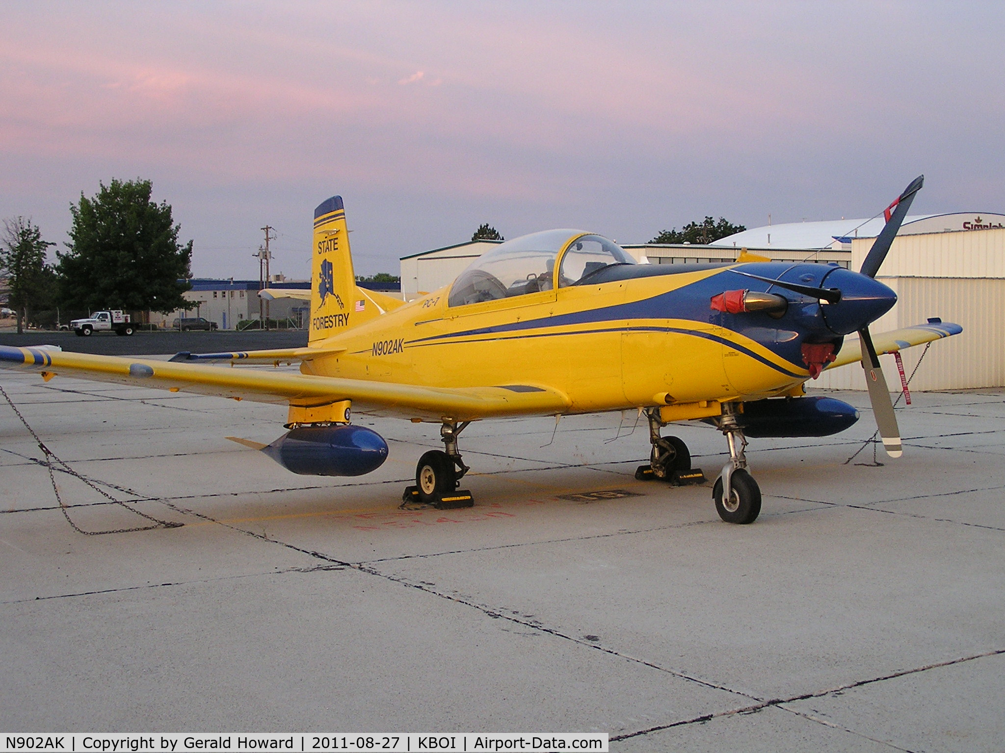 N902AK, 1988 Pilatus PC-7 Mk.II C/N 560, Did belong to the State of Alaska. Later sold to a private owner.