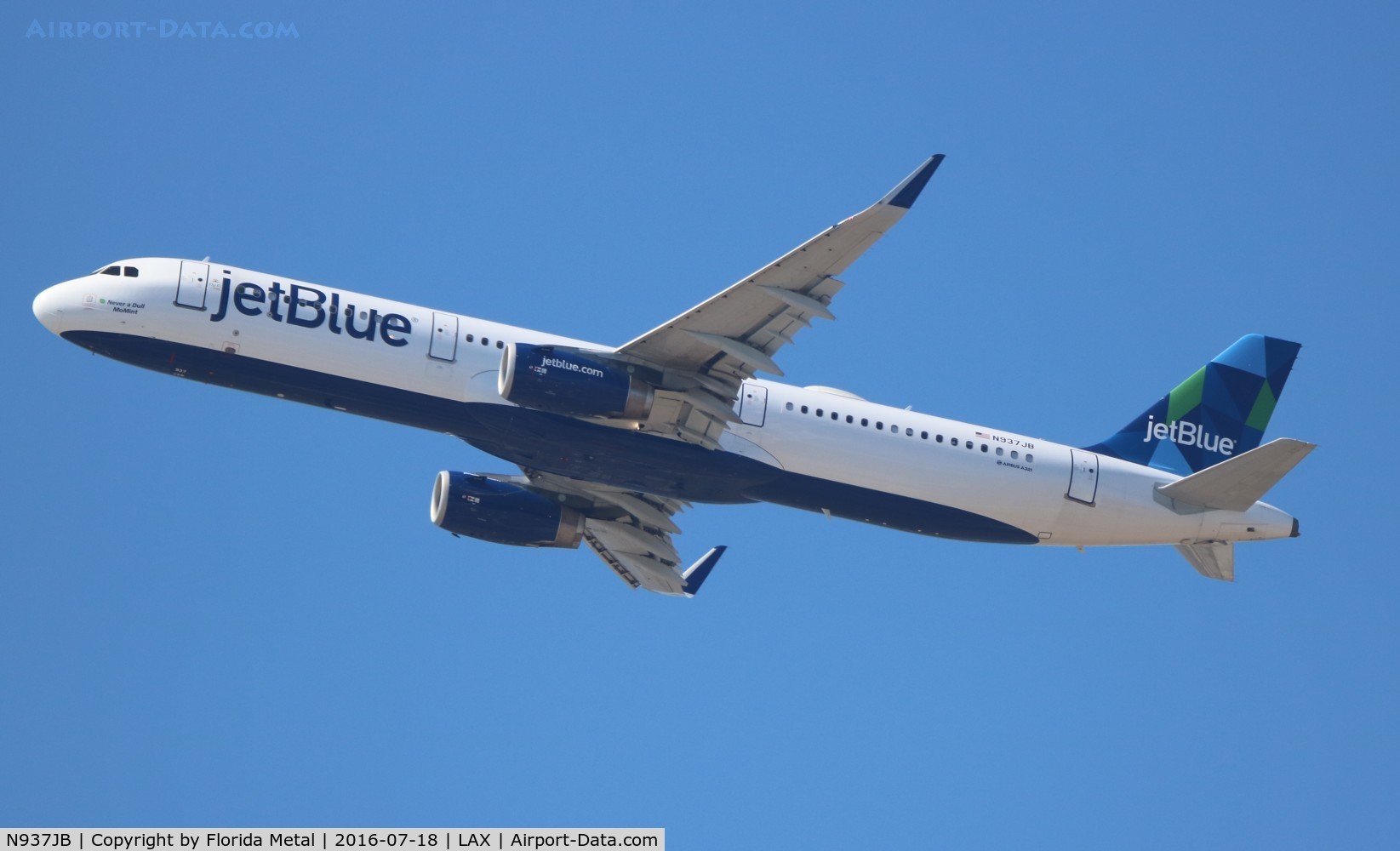 N937JB, 2014 Airbus A321-231 C/N 6245, Jet Blue
