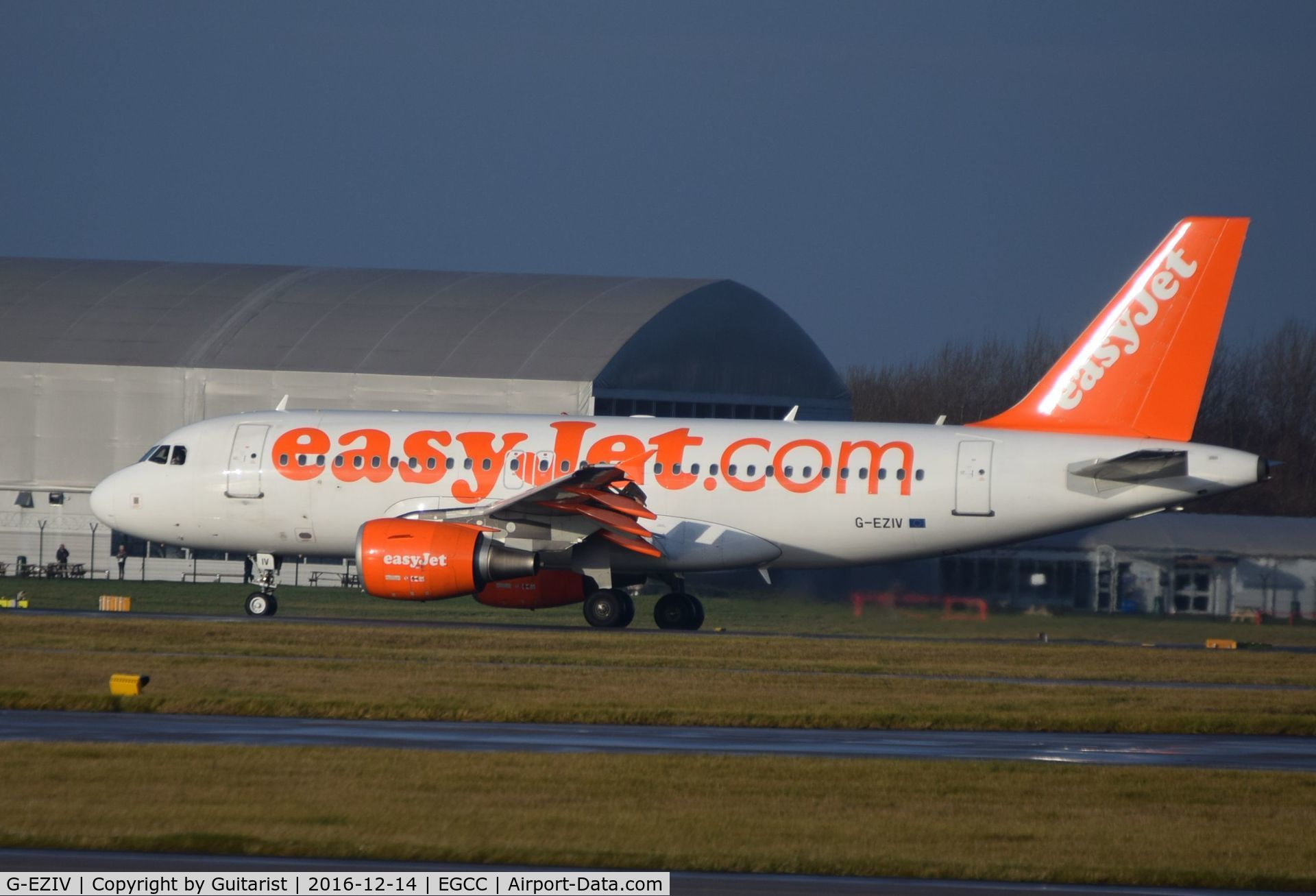 G-EZIV, 2005 Airbus A319-111 C/N 2565, At Manchester