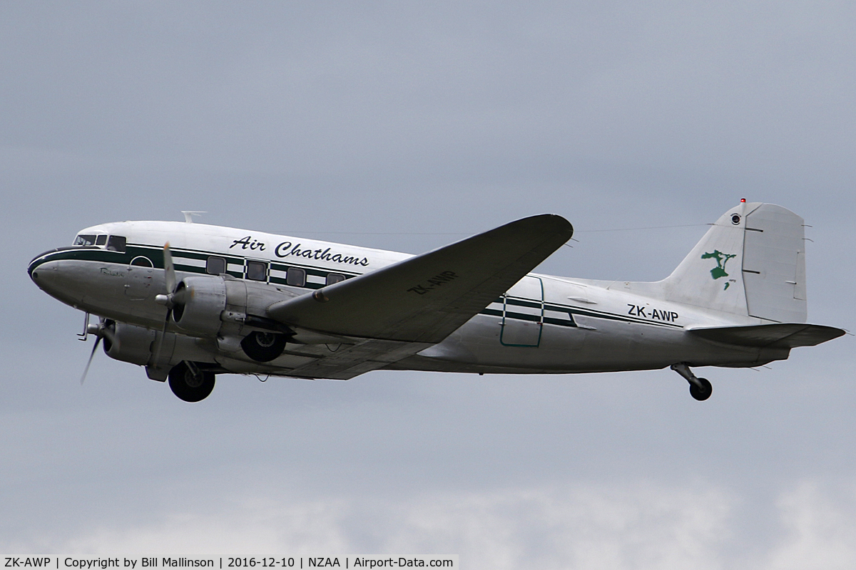 ZK-AWP, 1945 Douglas DC-3 (C-47B-30-DK) C/N 33135, an oldie... dont know where it was off to