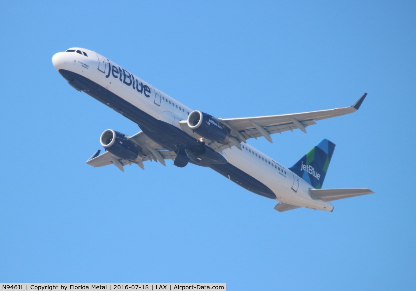 N946JL, 2015 Airbus A321-231 C/N 6425, Jet Blue