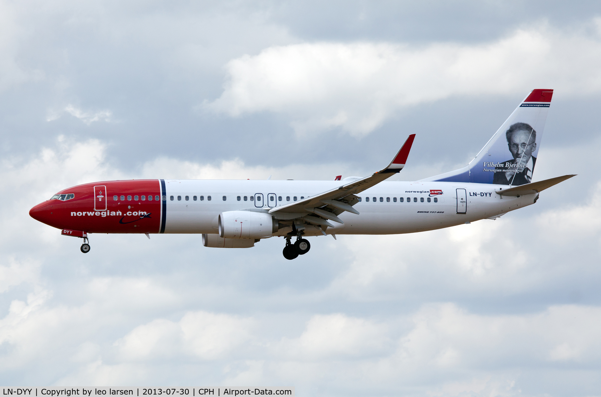 LN-DYY, 2012 Boeing 737-8JP C/N 39012, Copenhagen 30.7.13