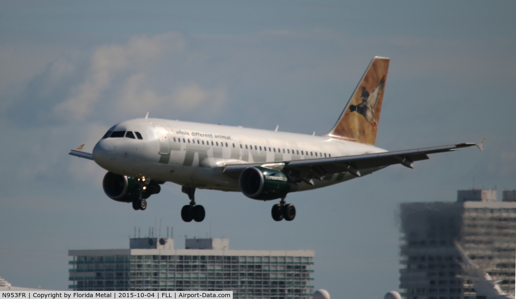 N953FR, 2010 Airbus A319-112 C/N 4254, Frontier O'Malley