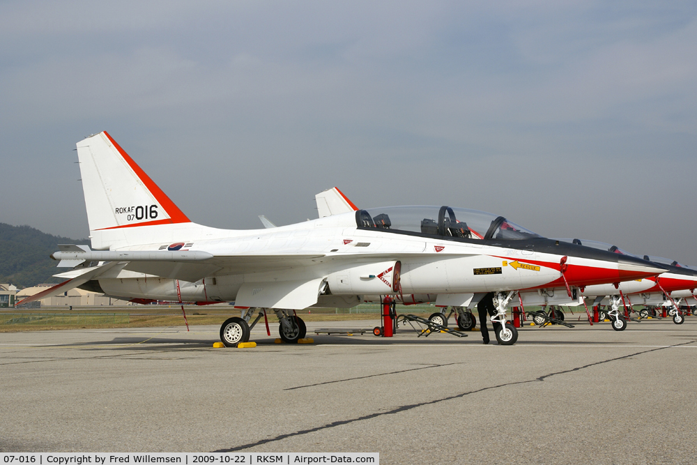 07-016, Korean Aerospace Industries T-50 Golden Eagle C/N KA-016, 3TW aircraft