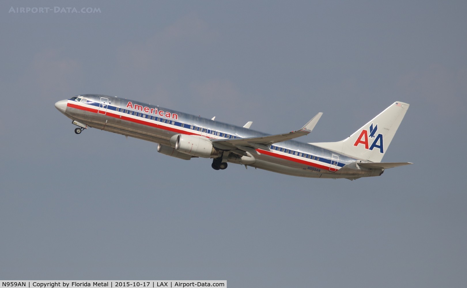 N959AN, 2001 Boeing 737-823 C/N 30828, American