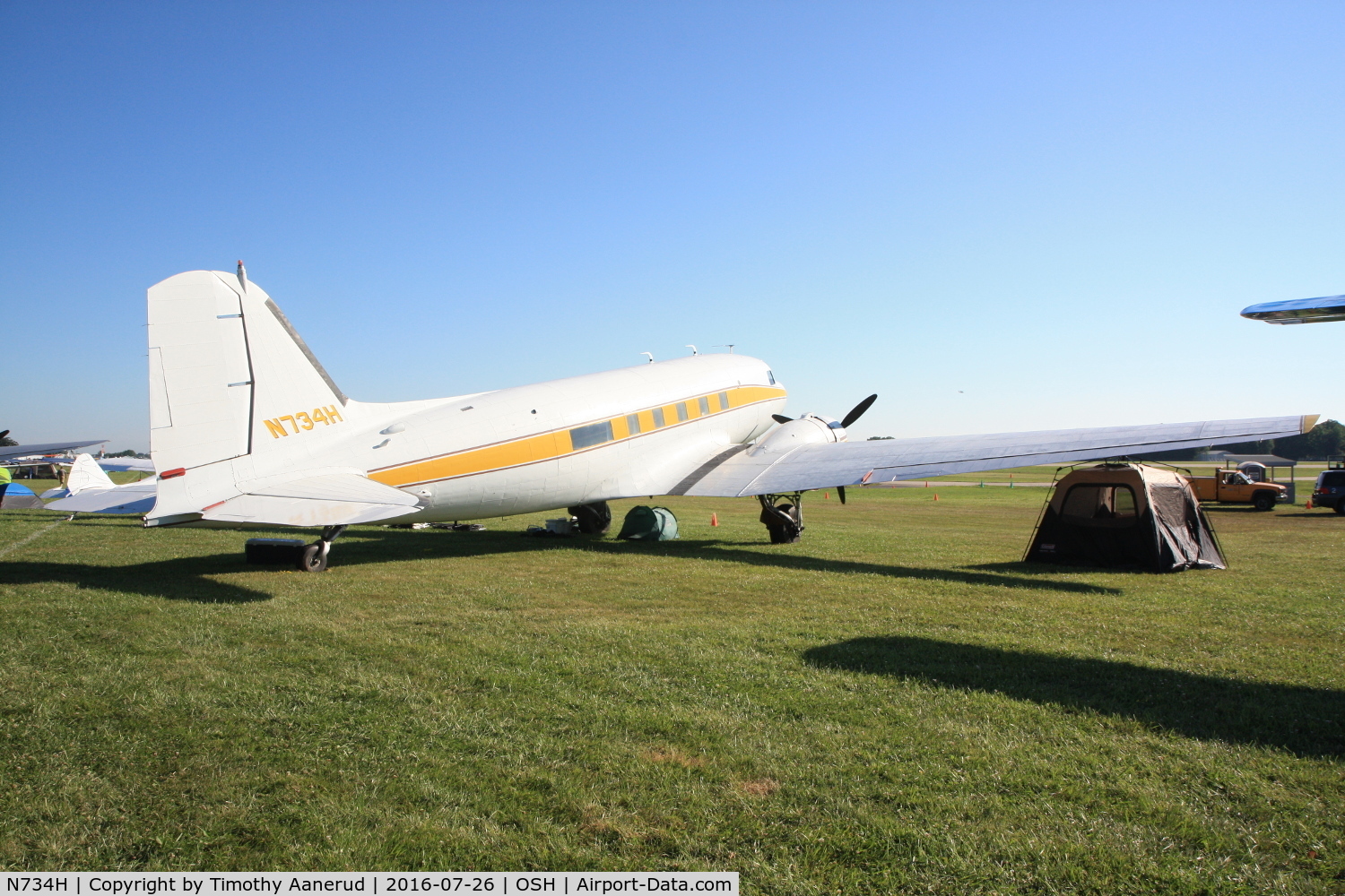 N734H, 1942 Douglas DC-3 (C-47-DL) C/N 4727, 1941 Douglas DC3, c/n: 4727