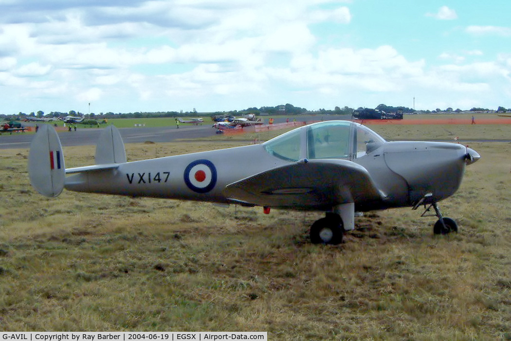 G-AVIL, 1965 Alon A-2 Aircoupe C/N A-5, Alon A-2 Aircoupe [A-5] North Weald~G 19/06/2004
