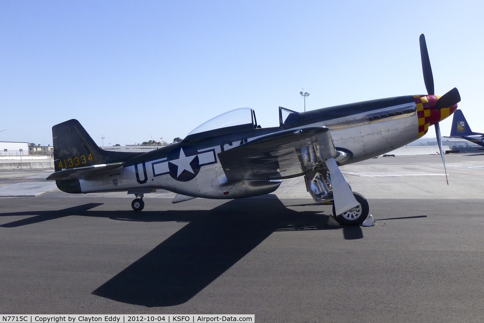 N7715C, 1944 North American P-51D C/N 44-84961A (124-44817), Fleet Week SFO 2012