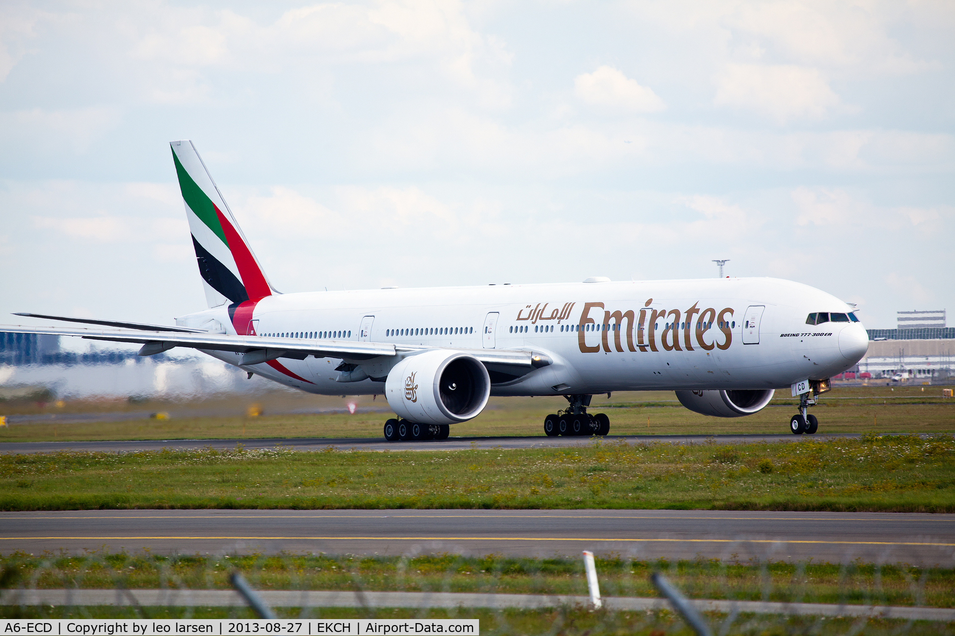 A6-ECD, 2007 Boeing 777-36N/ER C/N 32795, Copenhagen 27.8.13