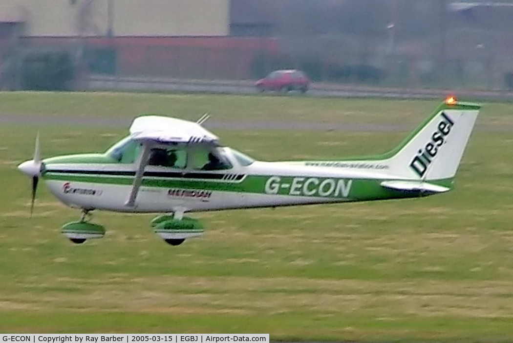 G-ECON, 1975 Cessna 172M Skyhawk C/N 172-64490, Cessna 172M Skyhawk [172-64490] Staverton~G 15/03/2005