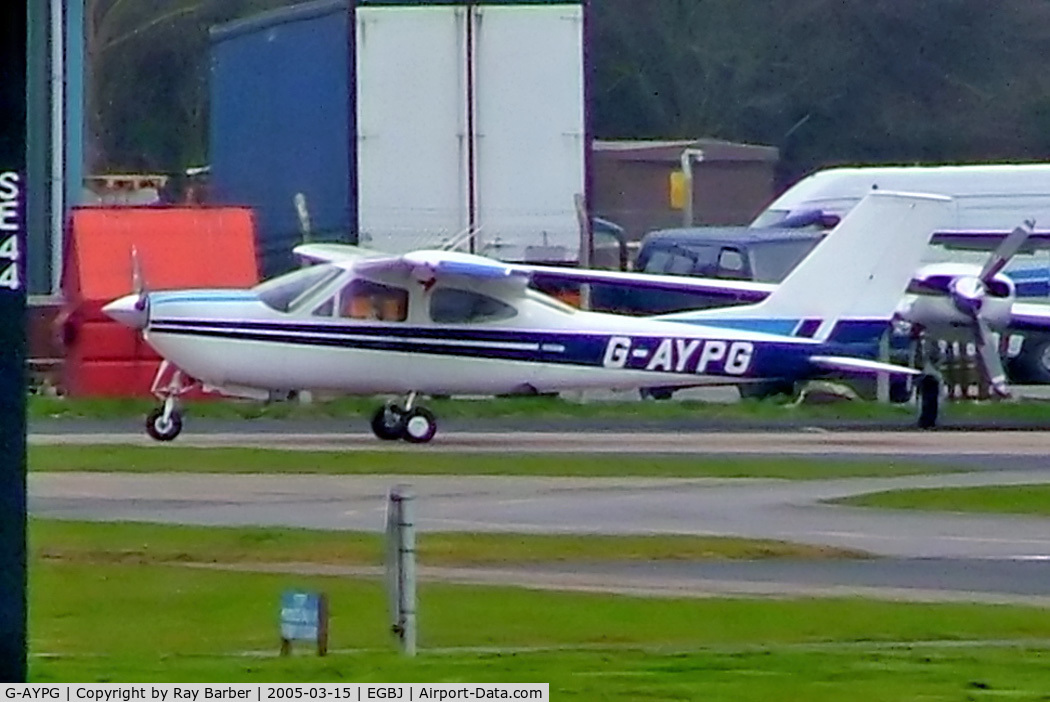 G-AYPG, 1971 Reims F177RG Cardinal RG C/N 0007, R/Cessna F.177RG Cardinal RG [0007] Staverton~G 15/03/2005