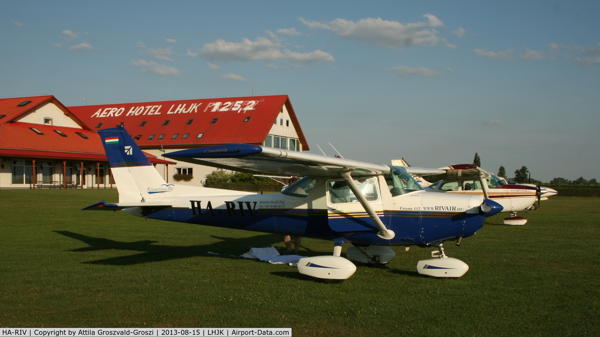 HA-RIV, Cessna 152 C/N 15280199, Jakabszállás Airport, Hungary