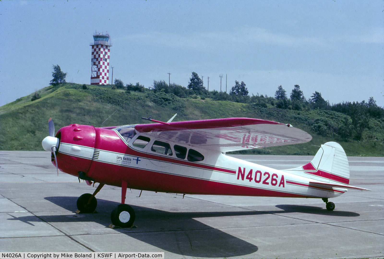 N4026A, 1952 Cessna 195A C/N 7830, Cessna 195 N4026A at SWF