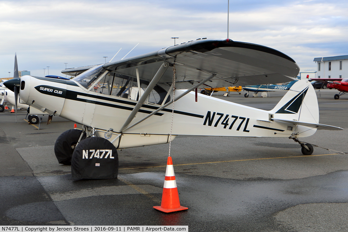 N7477L, 1975 Piper PA-18-150 Super Cub C/N 18-7509060, Anchorage Merrill Field - PAMR