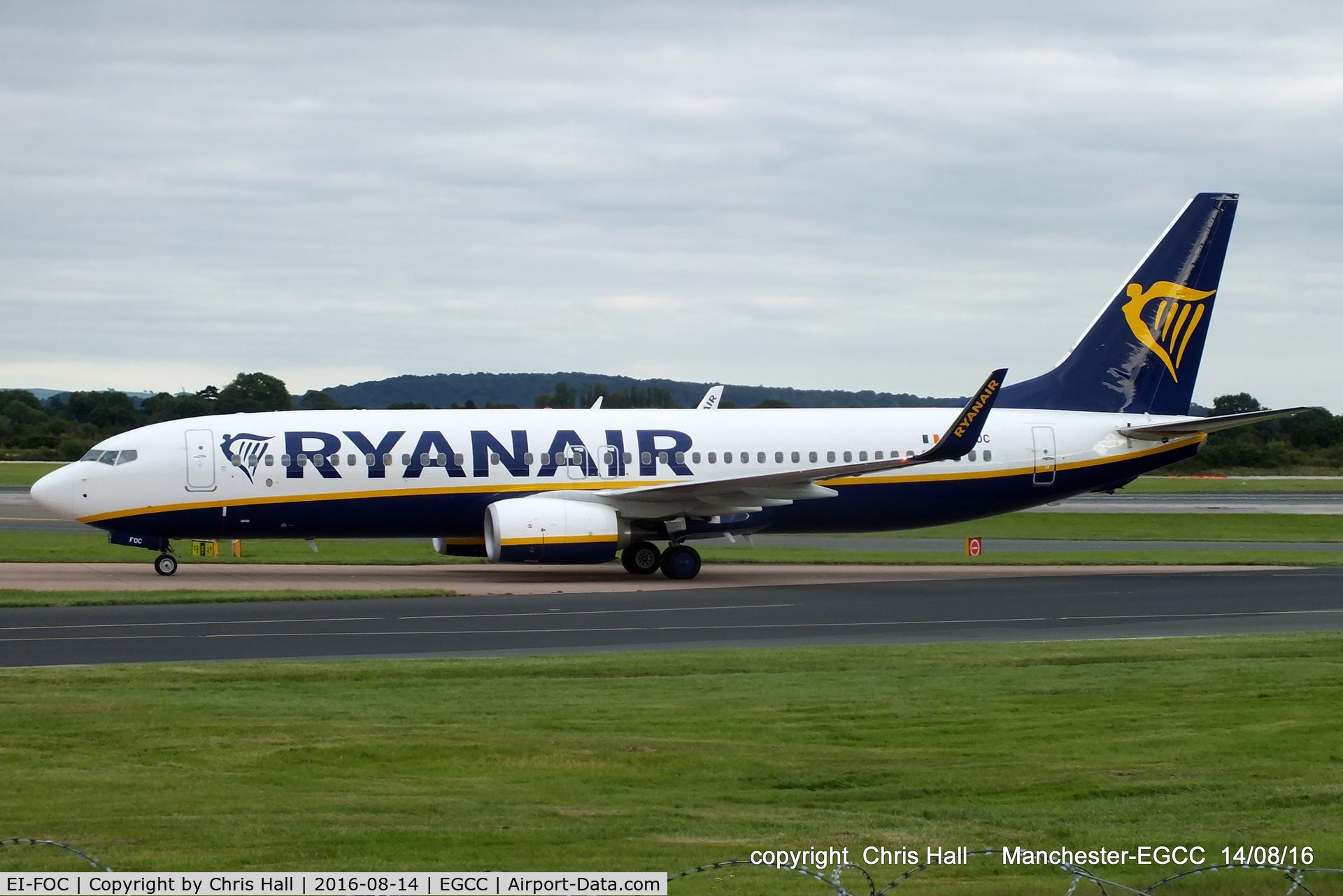 EI-FOC, 2016 Boeing 737-8AS C/N 44714, Ryanair