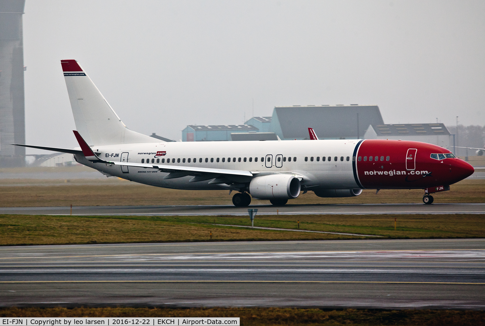EI-FJN, 2016 Boeing 737-8JP C/N 41152, Copenhagen 22.12.16