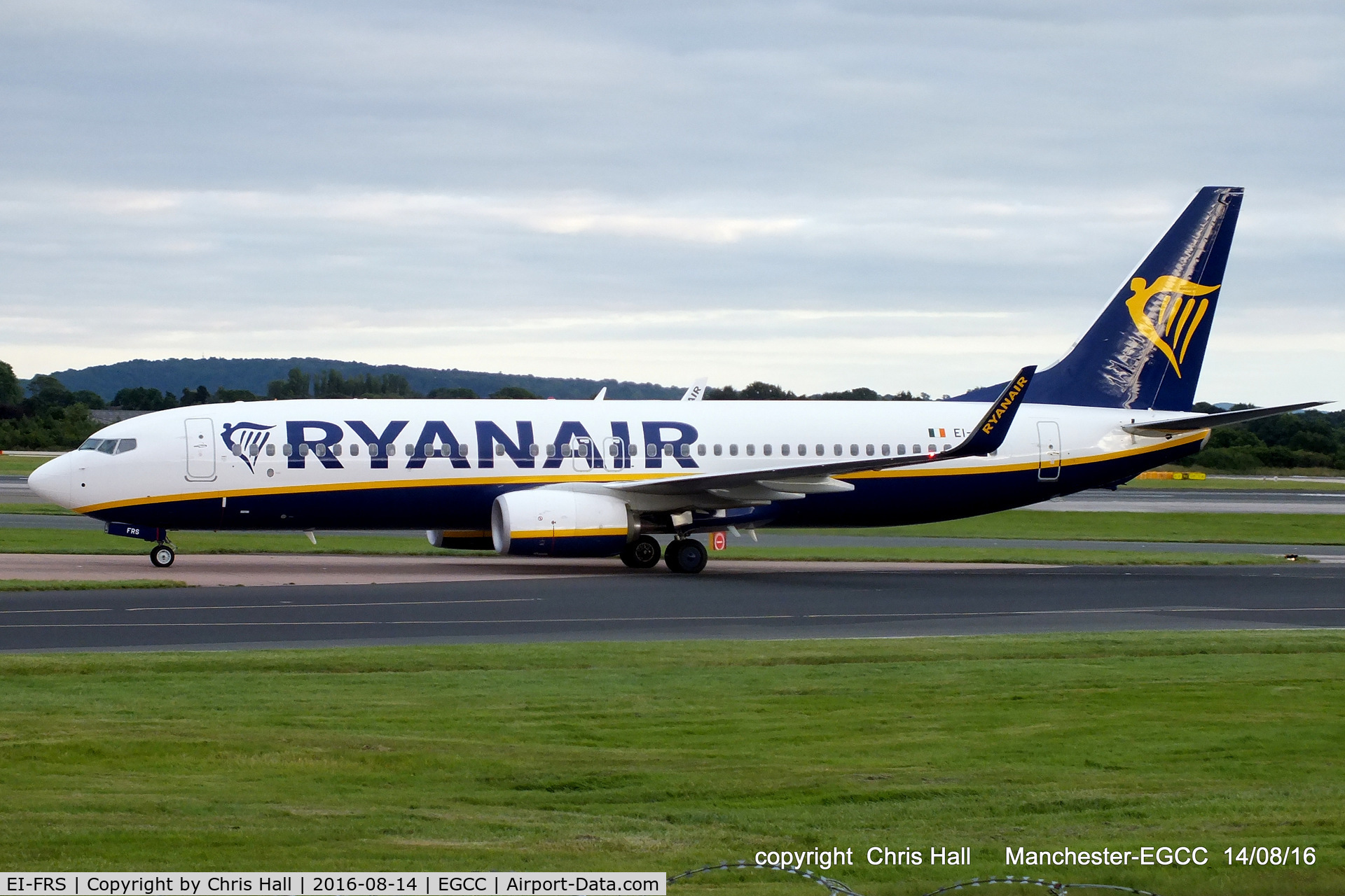 EI-FRS, 2016 Boeing 737-8AS C/N 44745, Ryanair