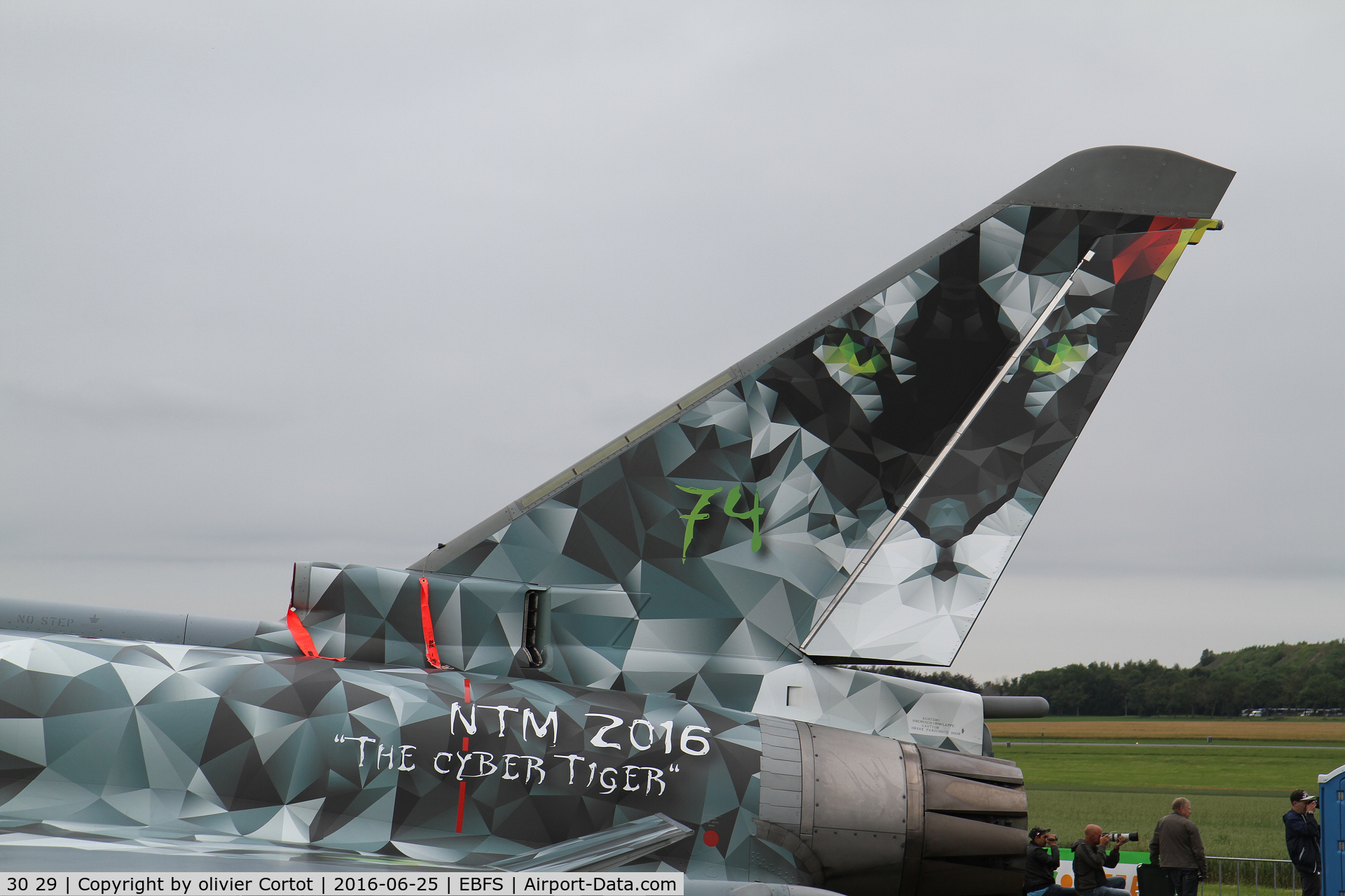 30 29, 2006 Eurofighter EF-2000 Typhoon S C/N 104/GS018, tail detail