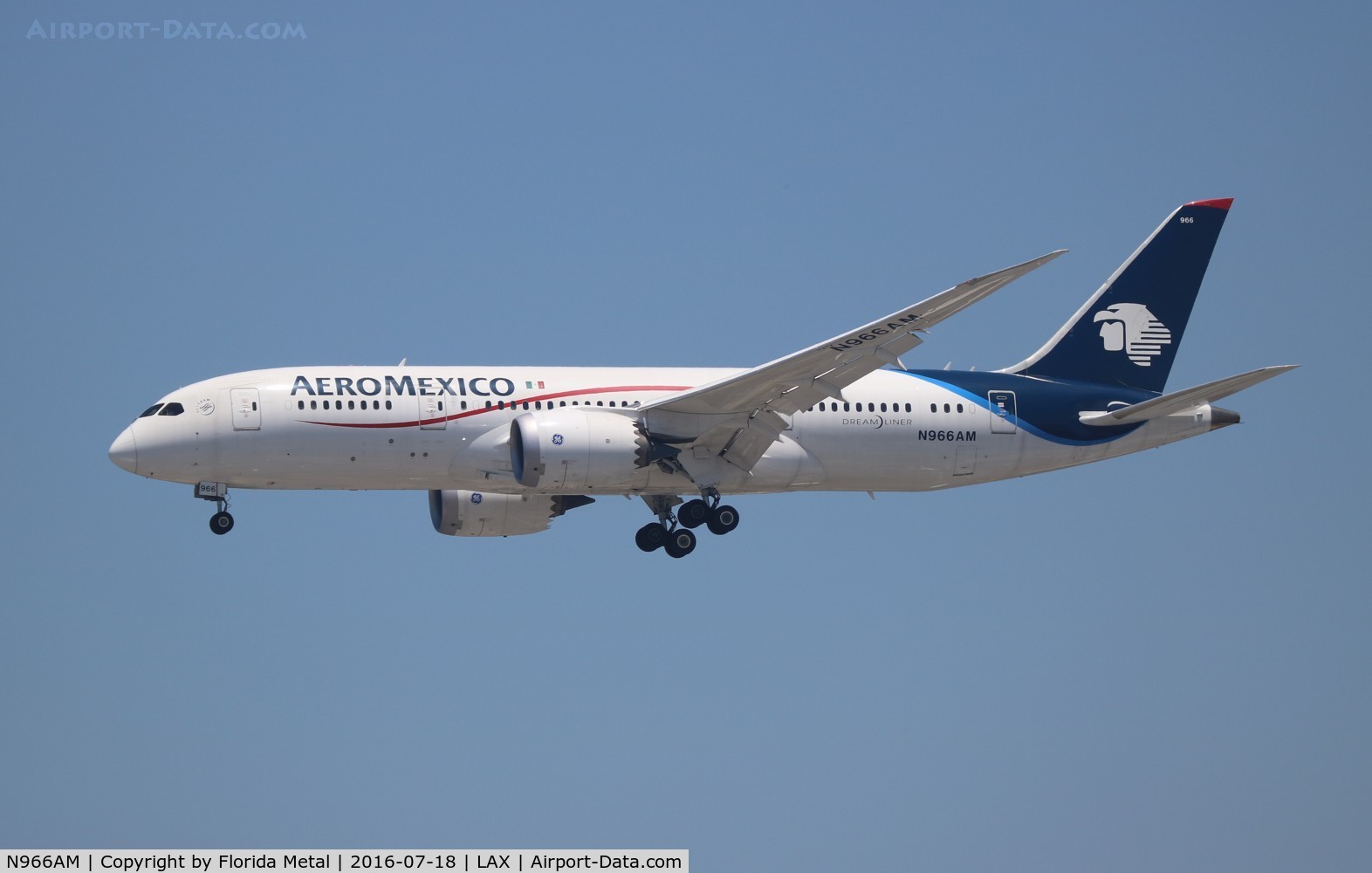 N966AM, 2014 Boeing 787-8 Dreamliner C/N 35311, Aeromexico