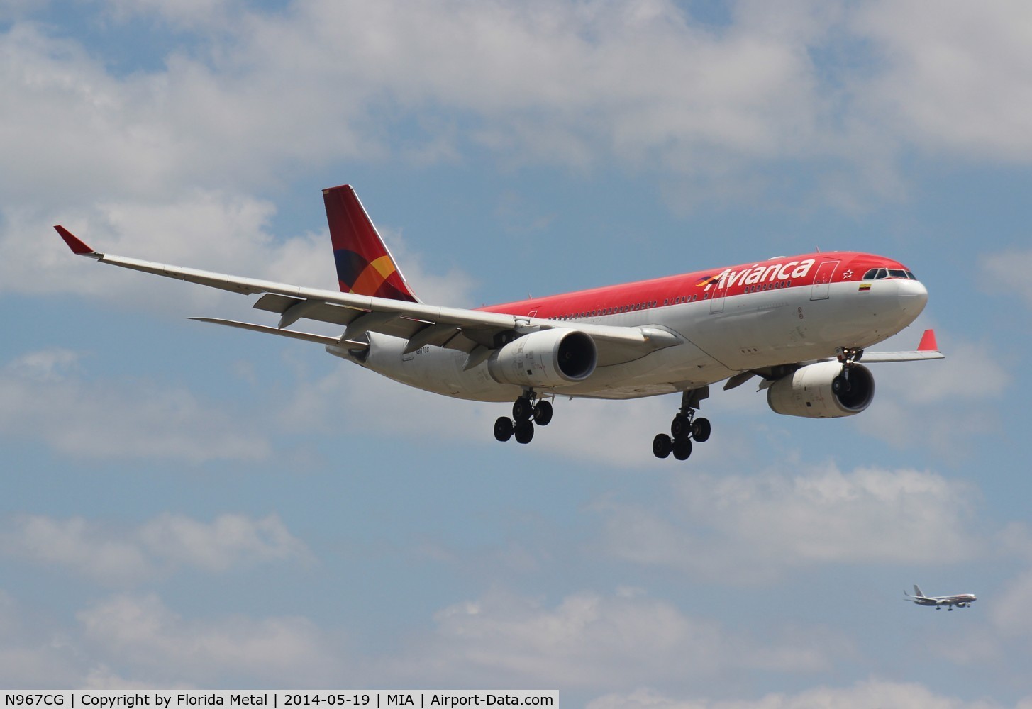 N967CG, 2008 Airbus A330-243 C/N 0967, Avianca