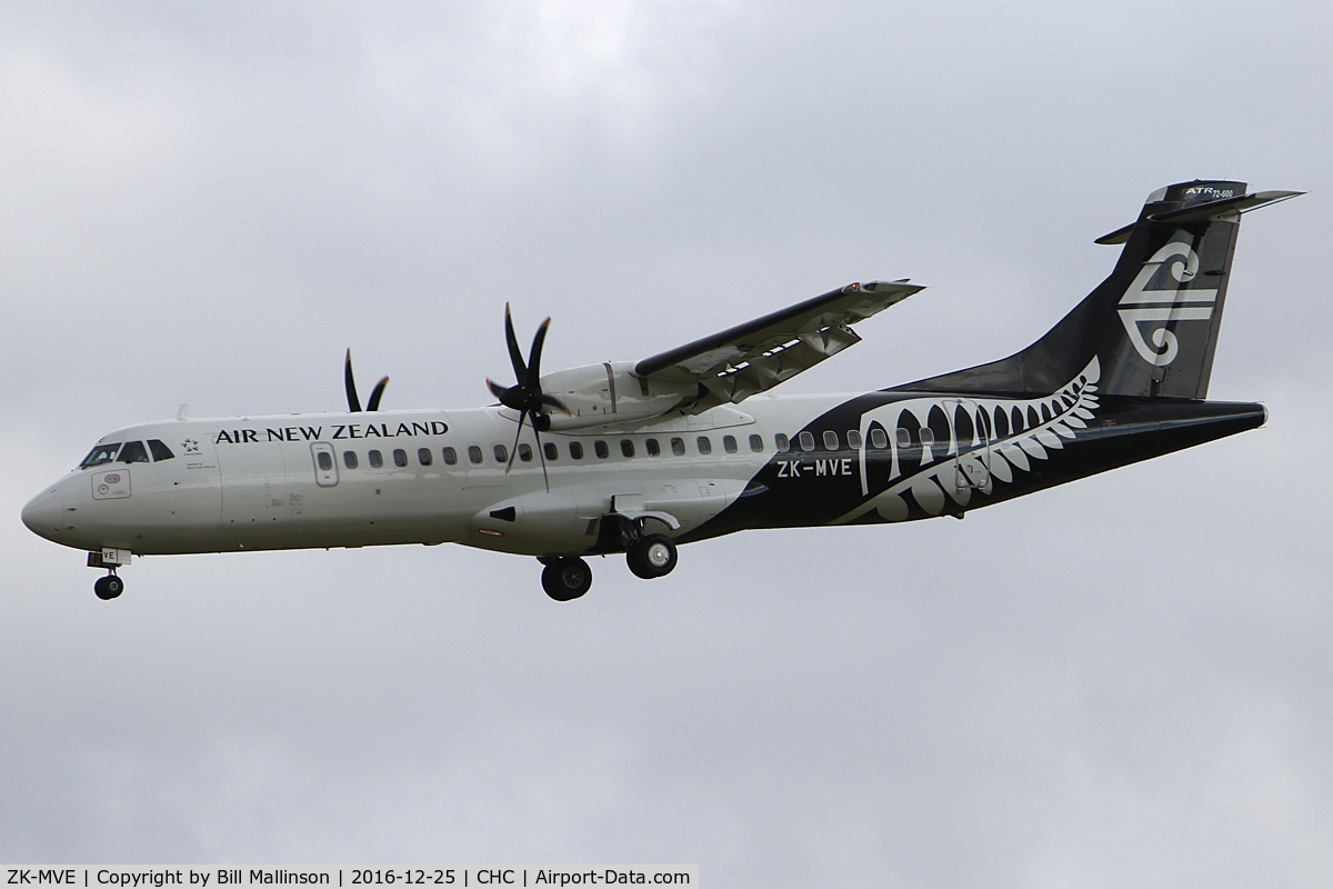 ZK-MVE, 2014 ATR 72-212A C/N 1182, NZ5469 from NPE