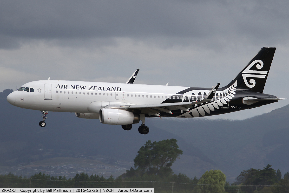 ZK-OXJ, 2015 Airbus A320-232 C/N 6694, NZ523 from AKL
