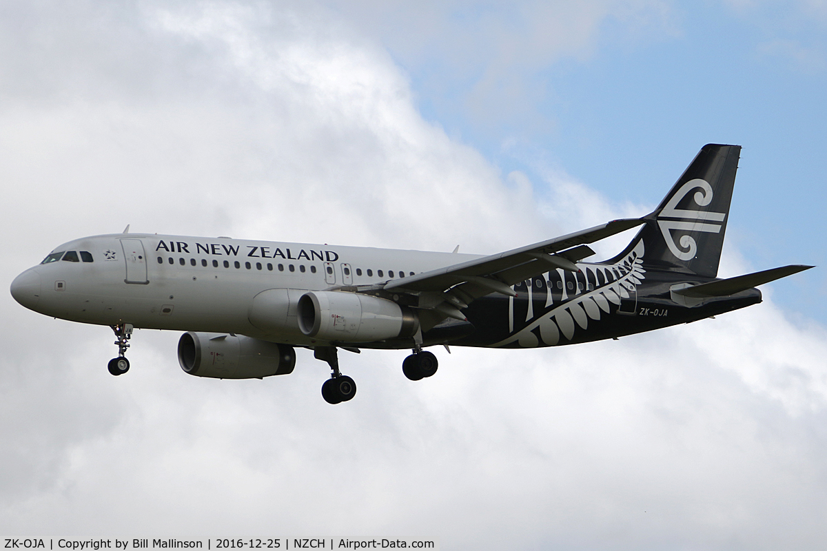 ZK-OJA, 2003 Airbus A320-232 C/N 2085, NZ896 from MEL