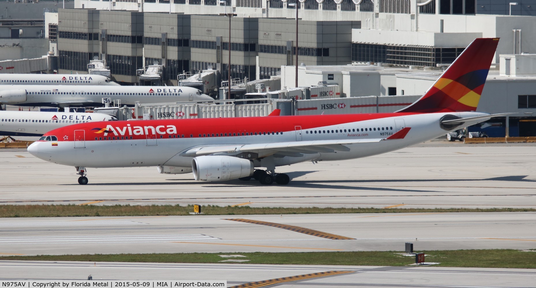 N975AV, 2011 Airbus A330-243 C/N 1224, Avianca