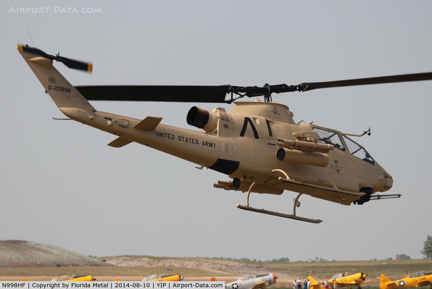 N998HF, 1971 Bell AH-1F Cobra C/N 71-20998, AH-1F