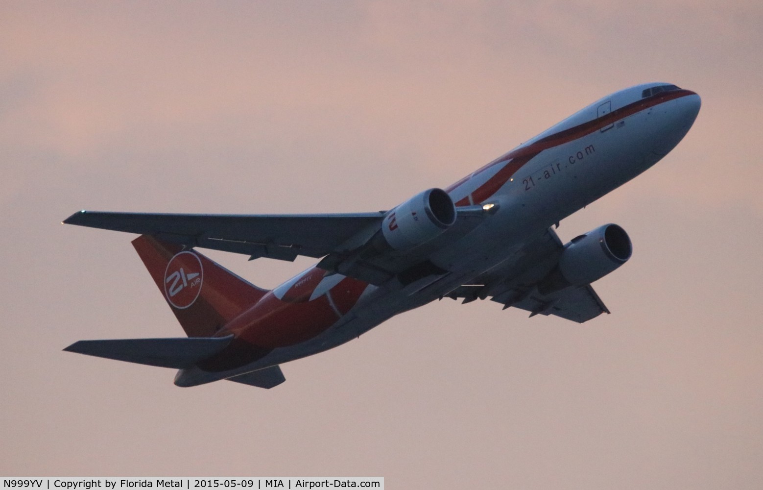 N999YV, 1987 Boeing 767-241 C/N 23801, 21 Air