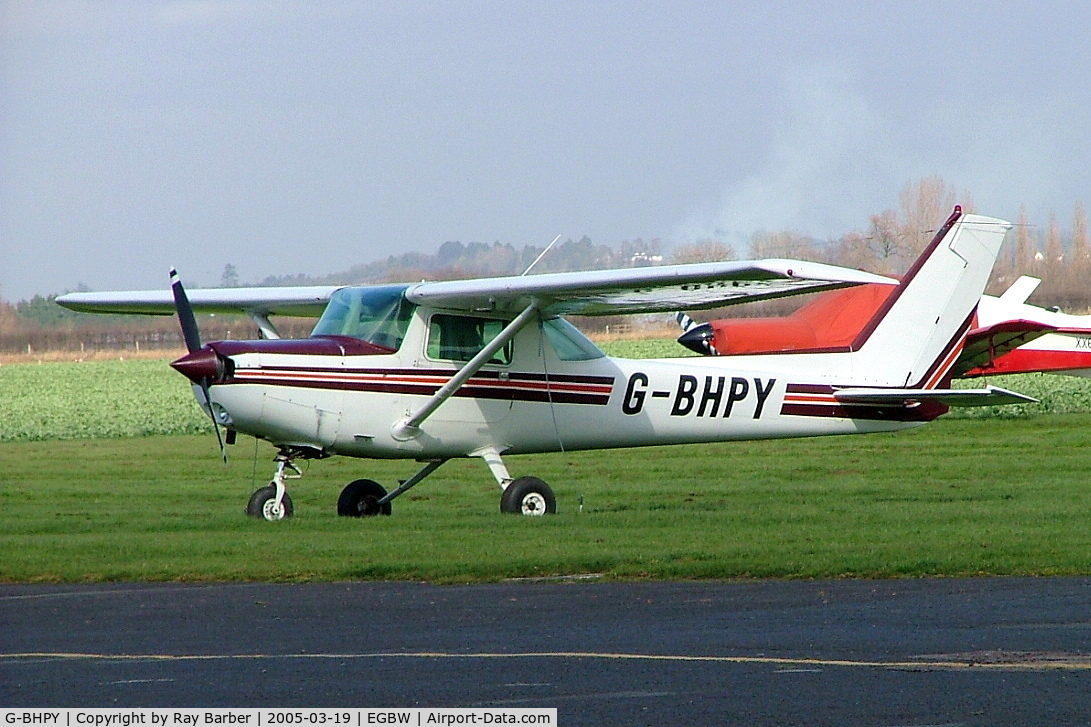 G-BHPY, 1978 Cessna 152 C/N 152-82983, Cessna 152 [152-82983] Wellesbourne Mountford~G 17/03/2005