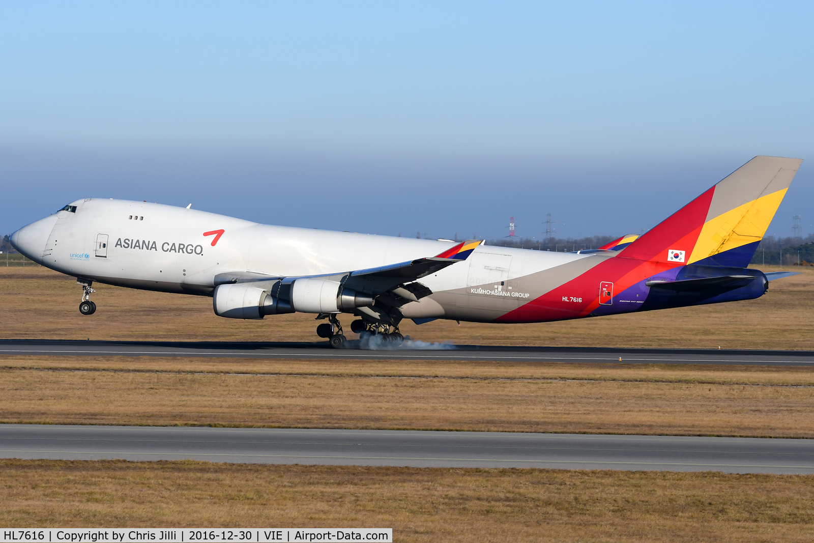 HL7616, 2004 Boeing 747-446F (SCD) C/N 33748, Asiana Cargo