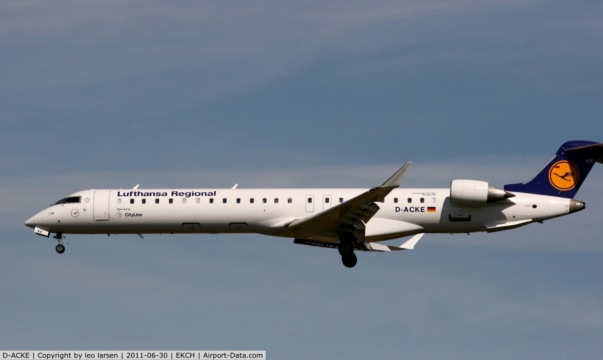 D-ACKE, 2006 Bombardier CRJ-900LR (CL-600-2D24) C/N 15081, Copenhagen 30.6.11