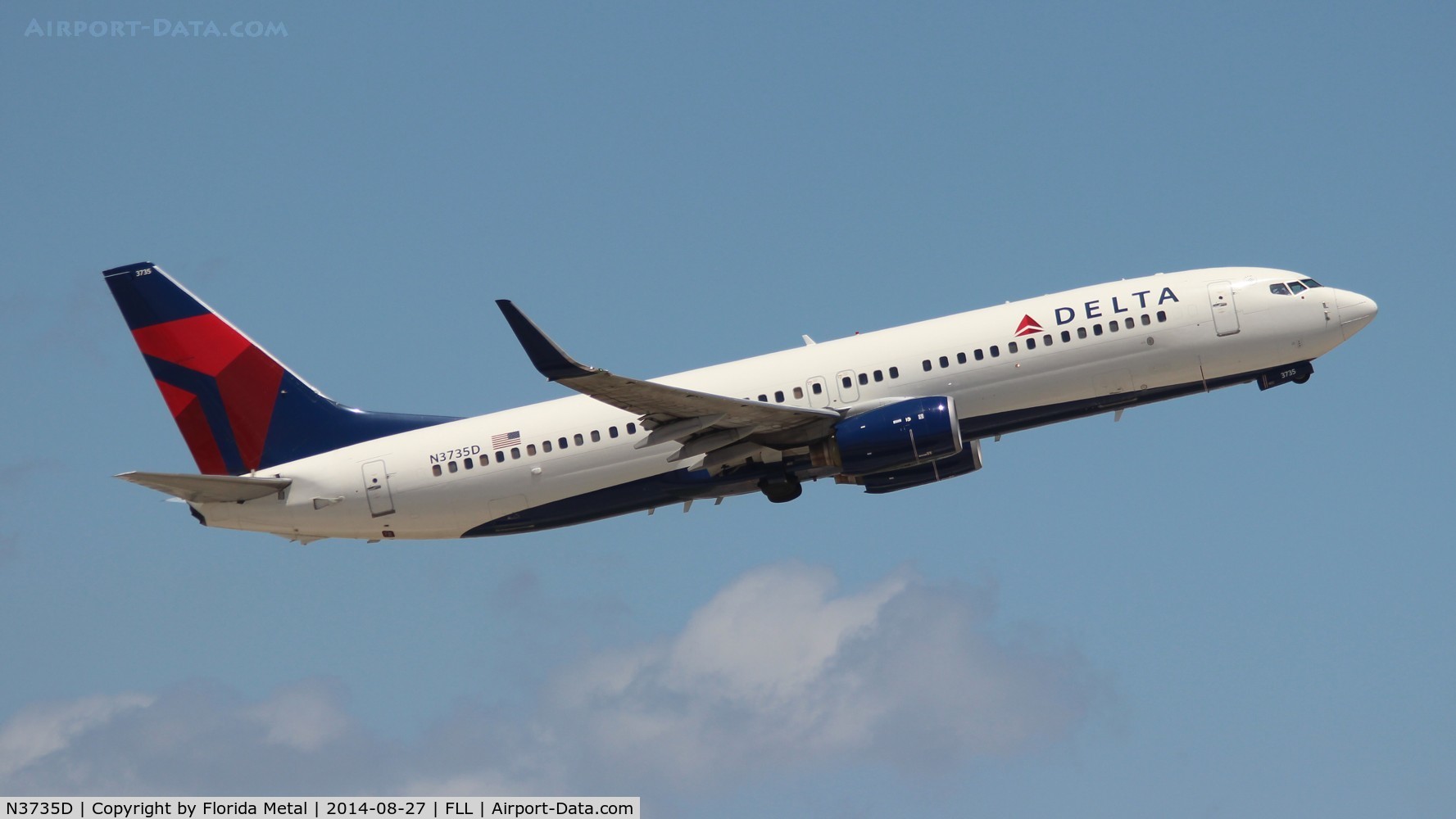 N3735D, 2000 Boeing 737-832 C/N 30381, Delta