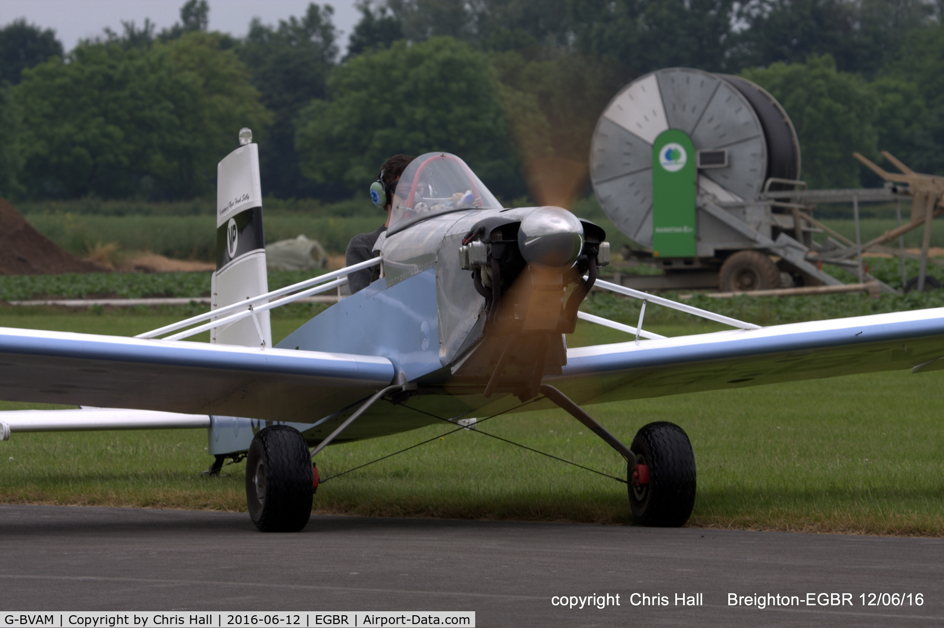 G-BVAM, 1993 Evans VP-1 Volksplane C/N PFA 062-12132, at Breighton