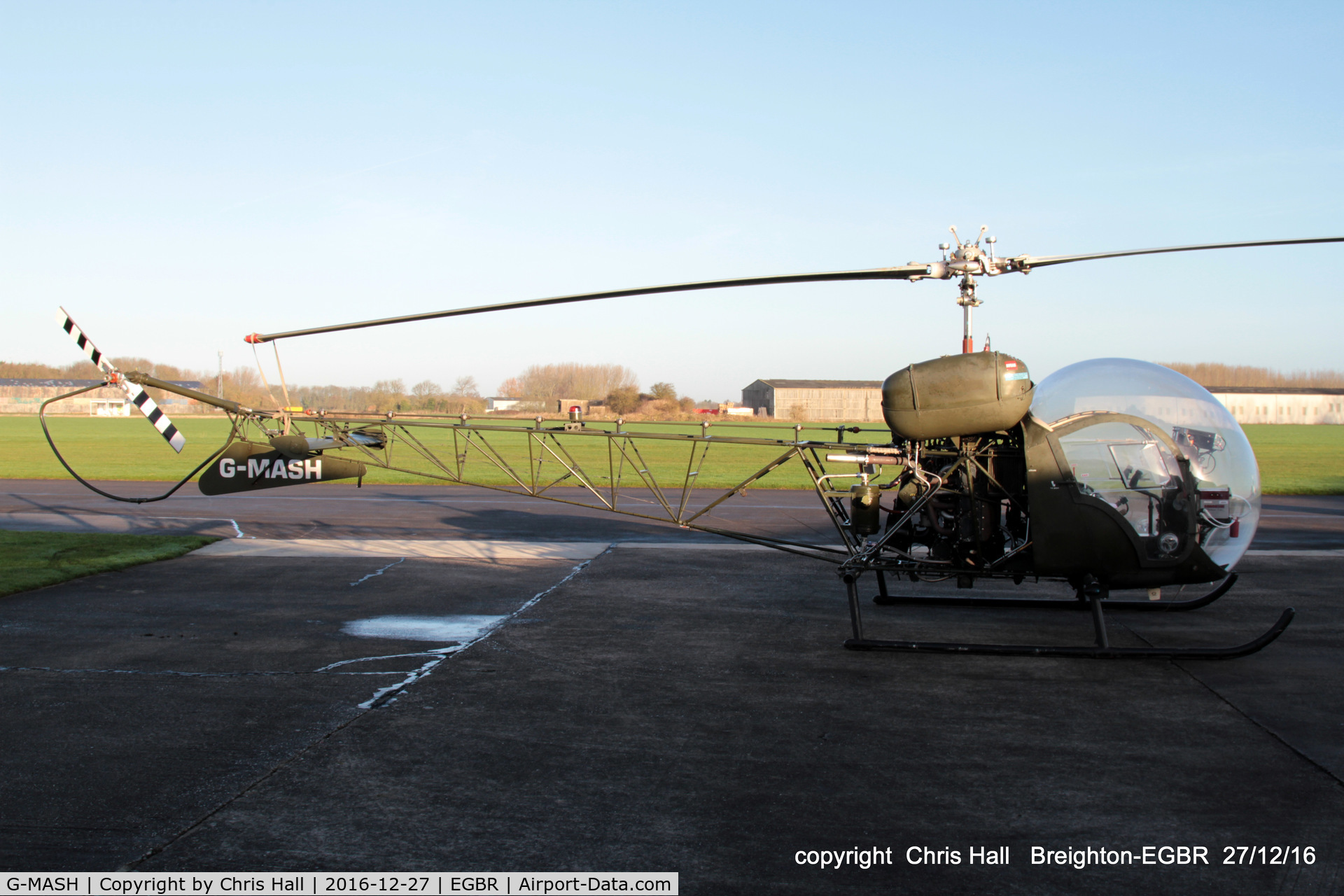 G-MASH, 1969 Westland AB-47G-4A C/N WA725, at Breighton