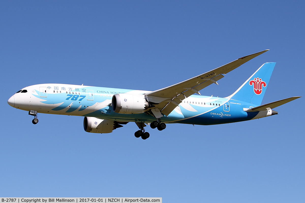 B-2787, 2014 Boeing 787-8 Dreamliner C/N 34931, CZ617 from CAN