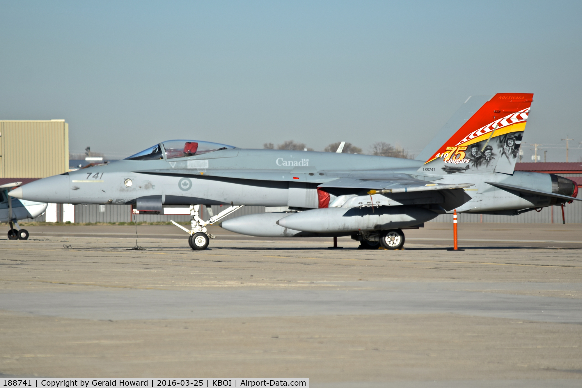 188741, McDonnell Douglas CF-188A Hornet C/N 0296/A241, Parked on Western Aircraft ramp.