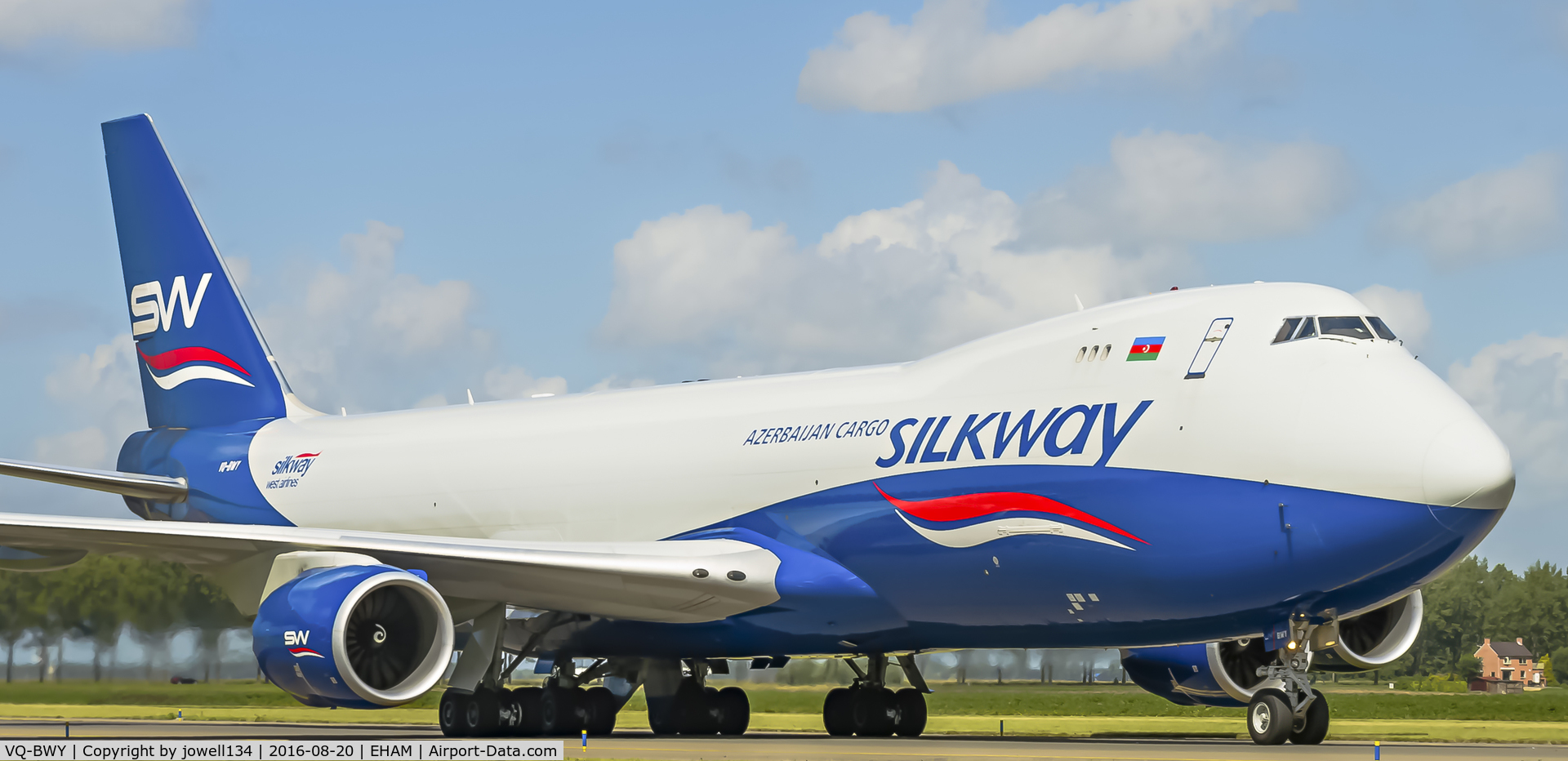 VQ-BWY, 2015 Boeing 747-83QF C/N 60120, VQ-BWY Silkway west airlines