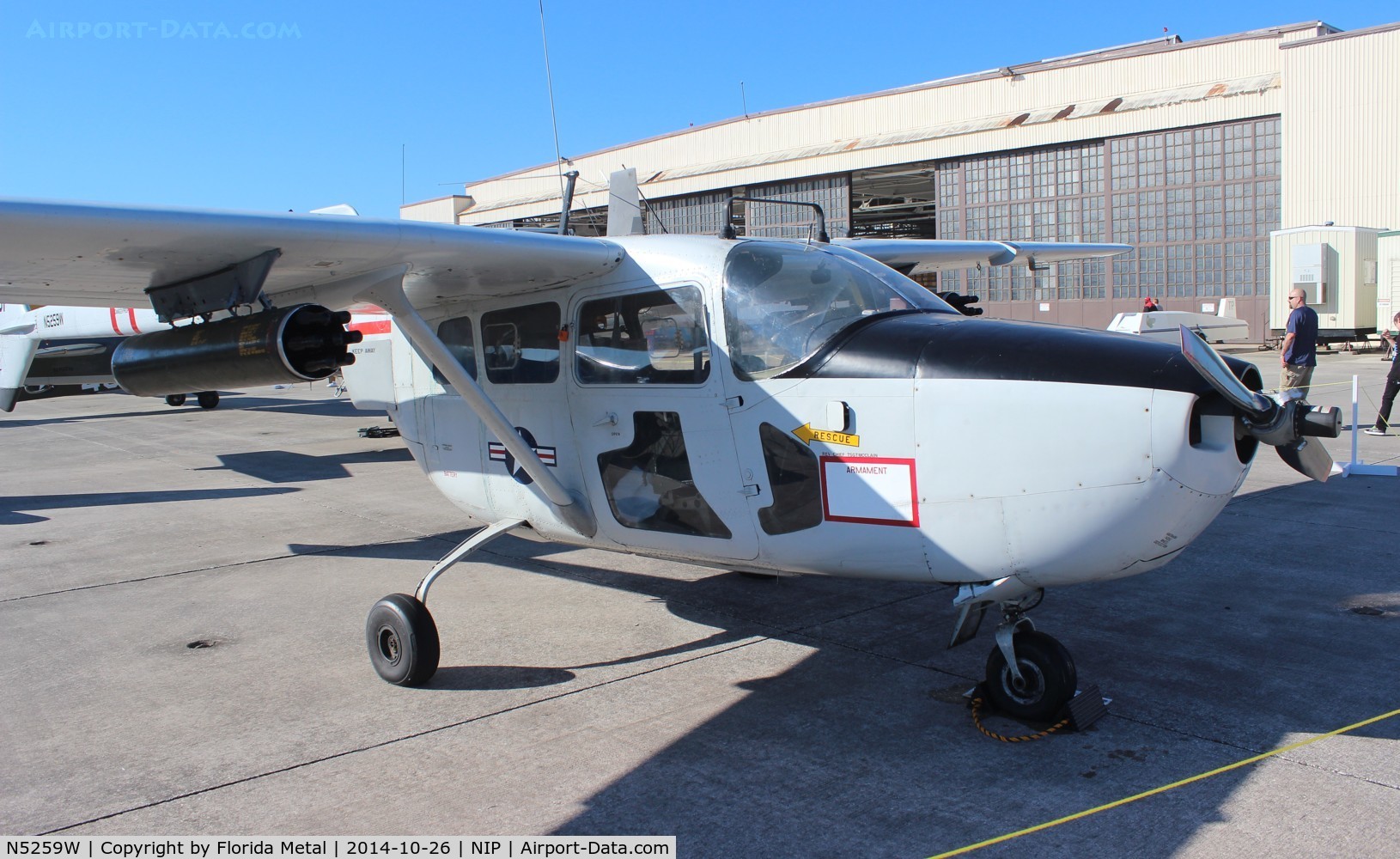 N5259W, 1968 Cessna M337B (O-2A) Super Skymaster C/N 337M-0196 (68-10831), O-2 Skymaster