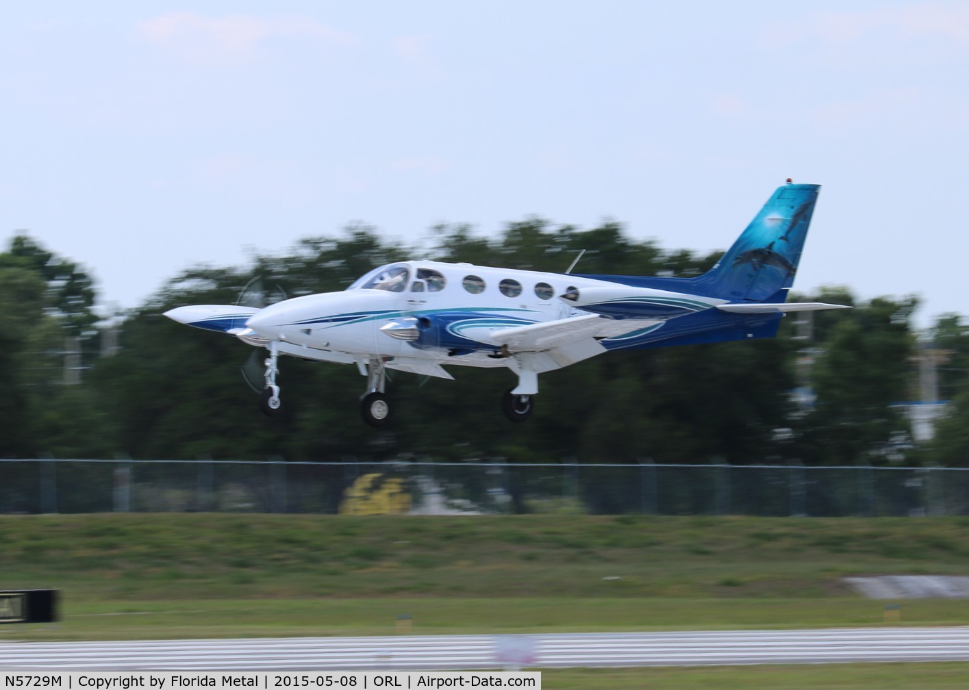 N5729M, 1972 Cessna 340 C/N 340-0038, Cessna 340