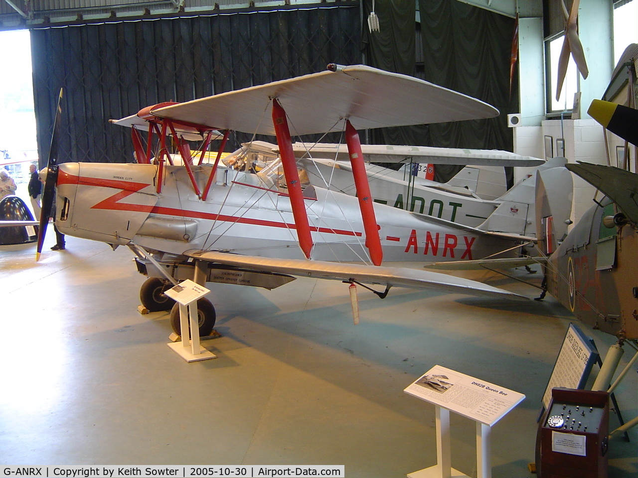 G-ANRX, De Havilland DH-82A Tiger Moth II C/N 3863, De Havilland Museum