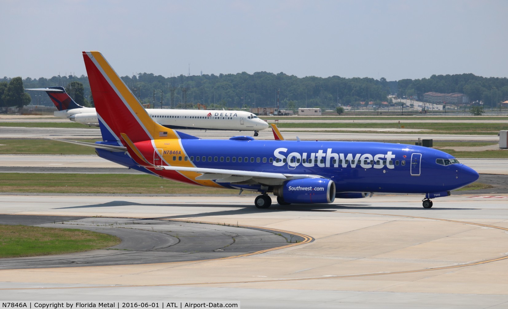 N7846A, 2007 Boeing 737-76N C/N 35218/2342, Southwest