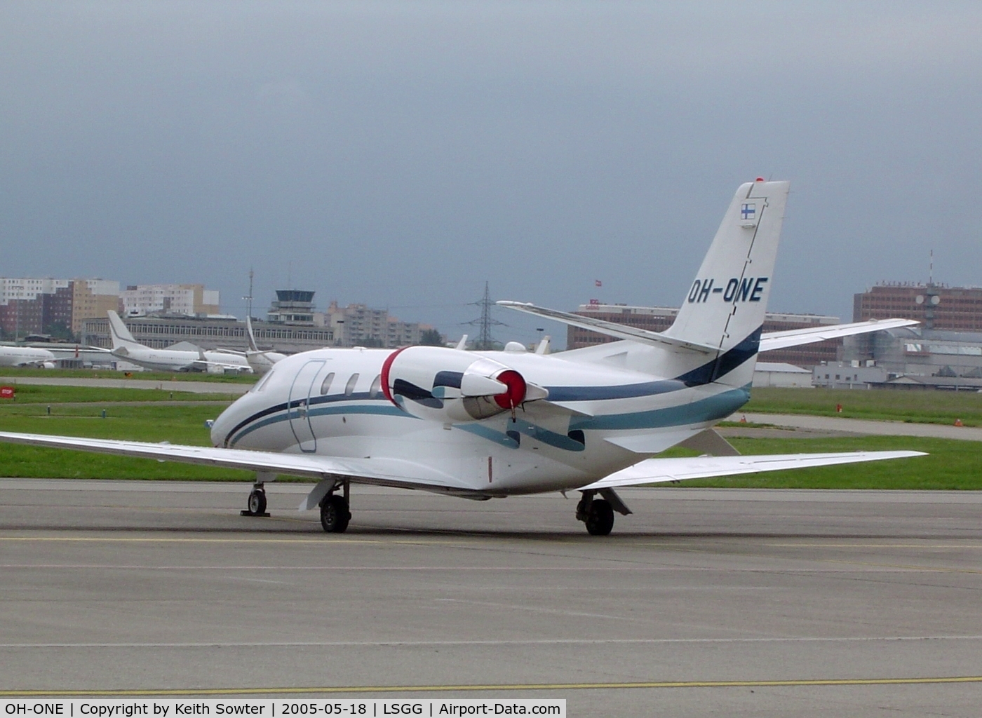 OH-ONE, 2001 Cessna 560XL Citation Excel C/N 560-5157, Geneva airport