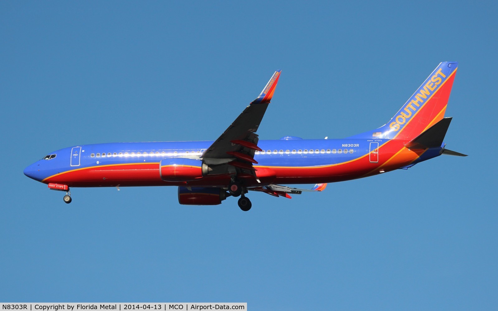 N8303R, 2012 Boeing 737-8H4 C/N 36681, Southwest