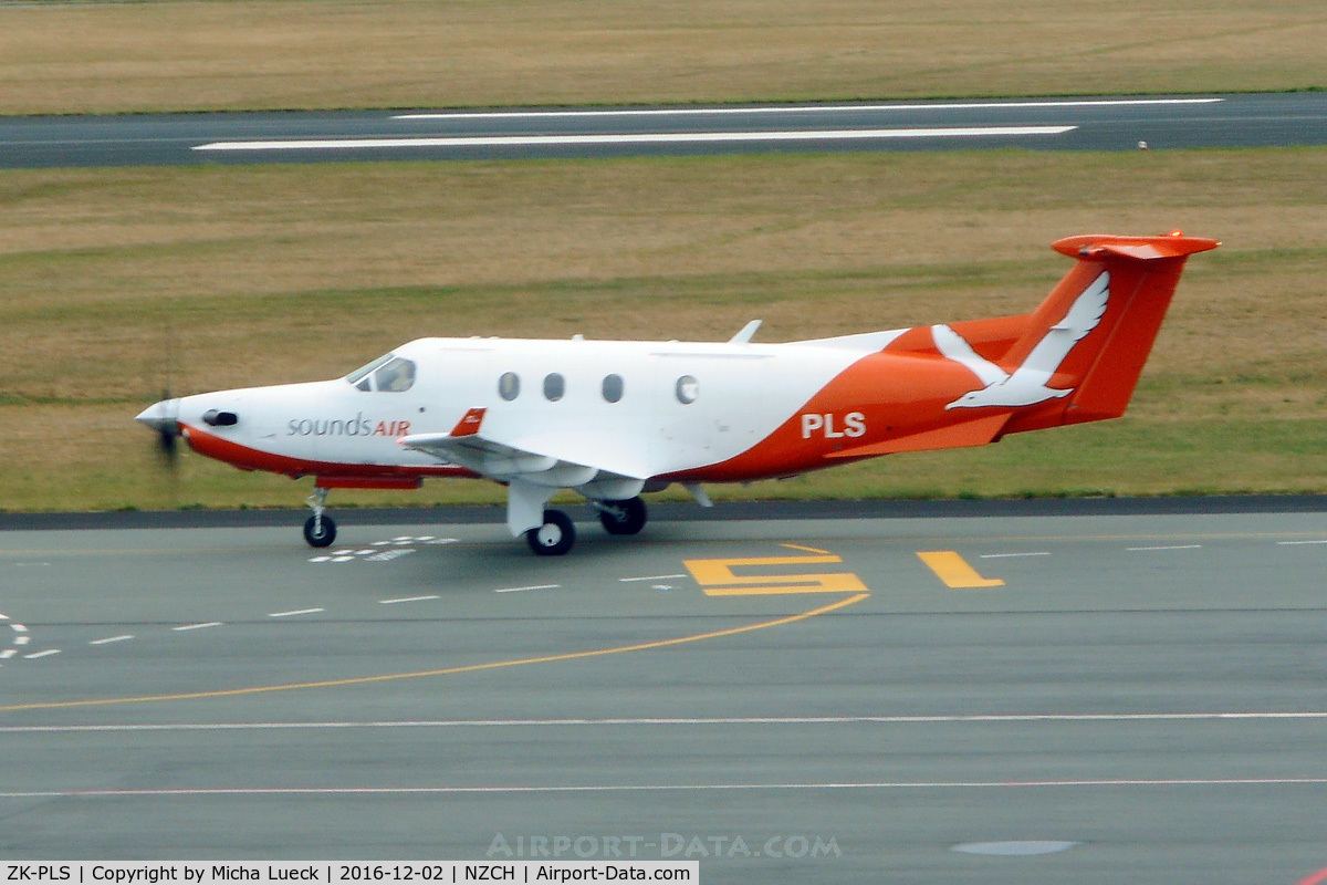 ZK-PLS, 2000 Pilatus PC-12/45 C/N 363, At Christchurch
