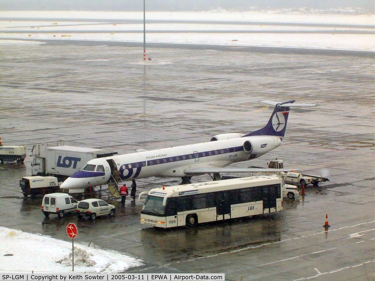 SP-LGM, 2001 Embraer EMB-145MP (ERJ-145MP) C/N 145408, On stand