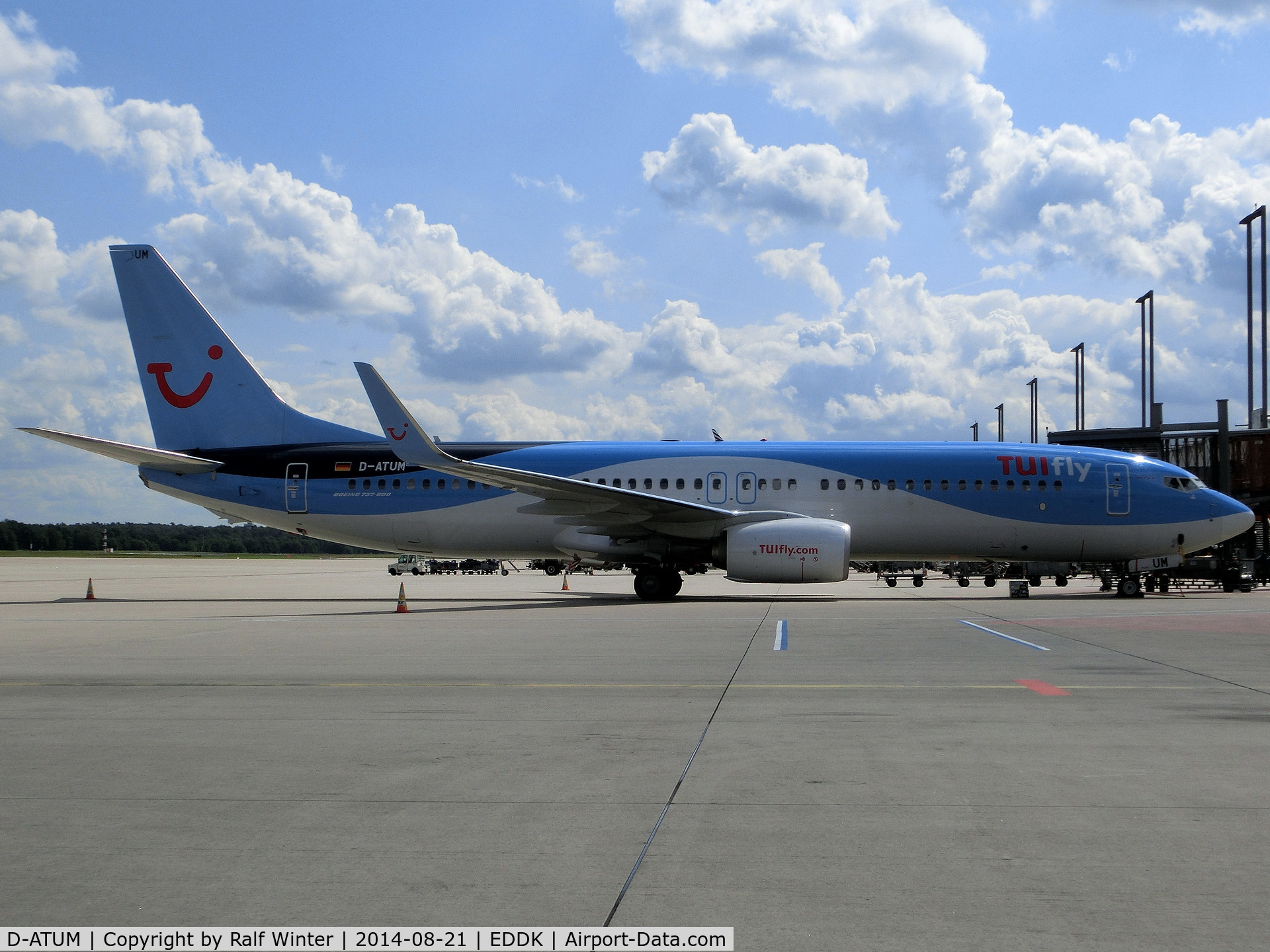 D-ATUM, 2014 Boeing 737-8K5 C/N 37240, Boeing 737-8K5W - TUIfly - D-ATUM - 21.08.2014 - CGN