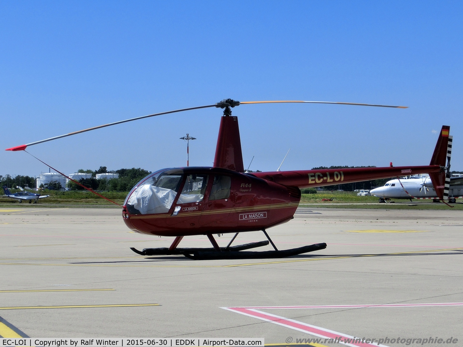 EC-LOI, 2009 Robinson R44 Clipper I C/N 12927, Robinson Helicopter Co R44 Clipper II - Privat - EC-LOI - 30.06.2015 - CGN