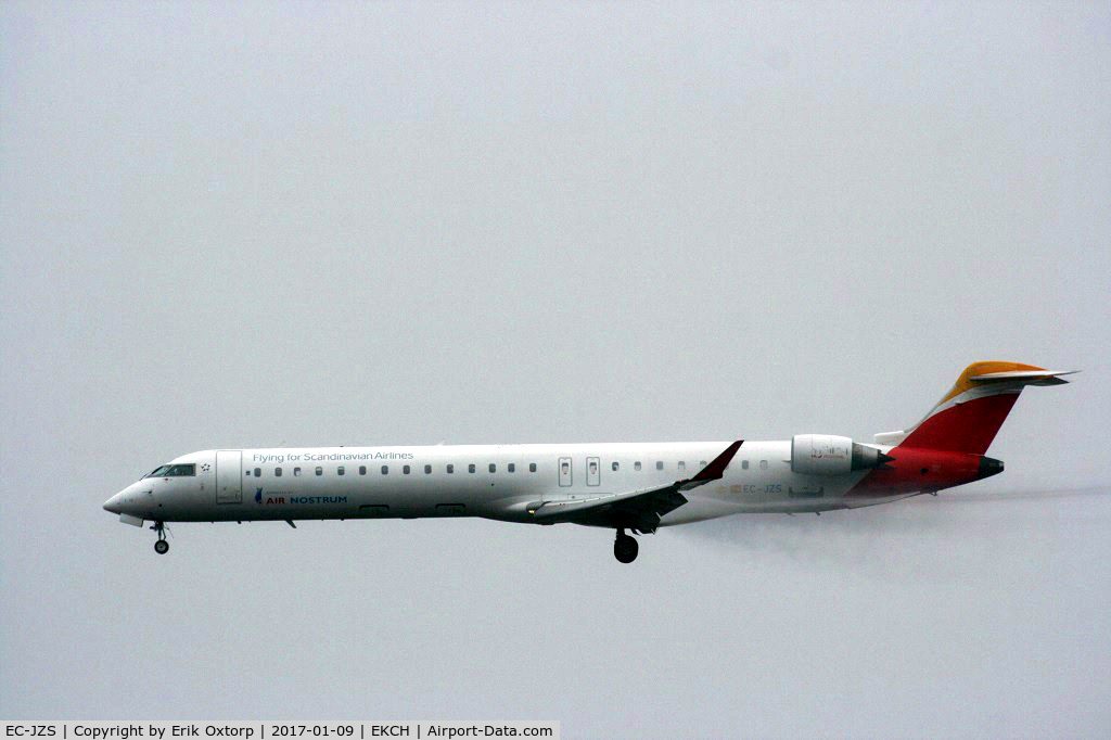 EC-JZS, 2007 Bombardier CRJ-900 (CL-600-2D24) C/N 15111, EC-JZS now with 